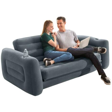 INTEX Luftsofa 203 x 224 x 66 cm ausziehbar für 2 Personen