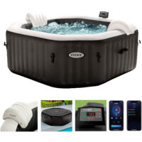 Whirlpool INTEX Pure SPA Bubble Jet Massage 201x71cm aufblasbar 4 Personen 28458
