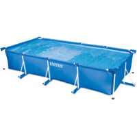 Pool Kit Rechteckig Tubular 4,5 x 2,2 x 0,84m Blau - Intex