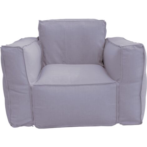 Canapé salon de jardin modulable 90x75x65cm Gris galet (1/5)
