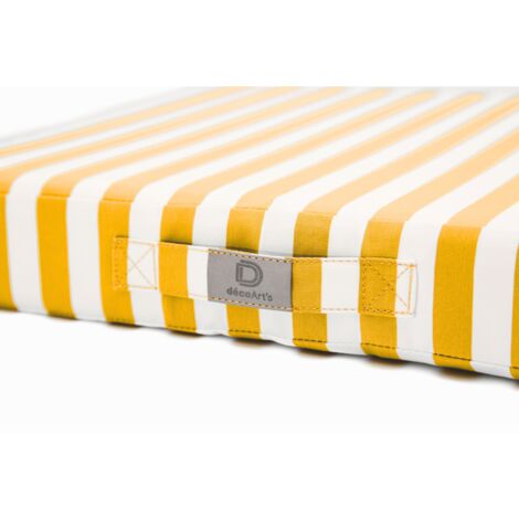 Coussins de jardin déhoussables 60x60cm – Mousse haute densité 22kg/m3 – Tissu déperlant et anti-UV – Lot de 2 coussins (1/5)