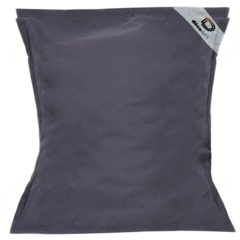 Housse pour Pouf Géant XXL 180x140cm Flottant pour Piscine - Gris carbone
