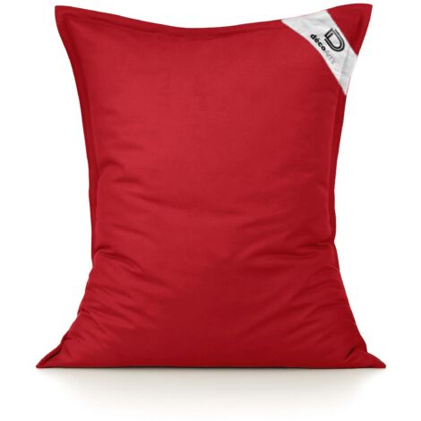 Housse pour Pouf Géant XL 120x80cm - Rouge piment (1/5)