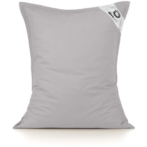 Housse pour Pouf Géant XL 120x80cm - Gris galet (1/5)