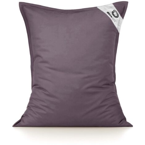 Housse pour Pouf Géant XL 120x80cm - Gris carbone (1/5)