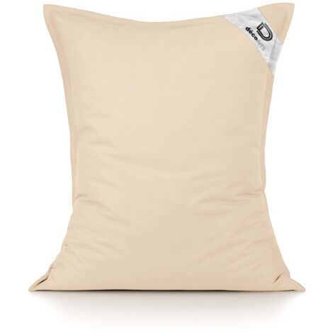 Housse pour Pouf Géant XL 120x80cm - Beige (1/5)