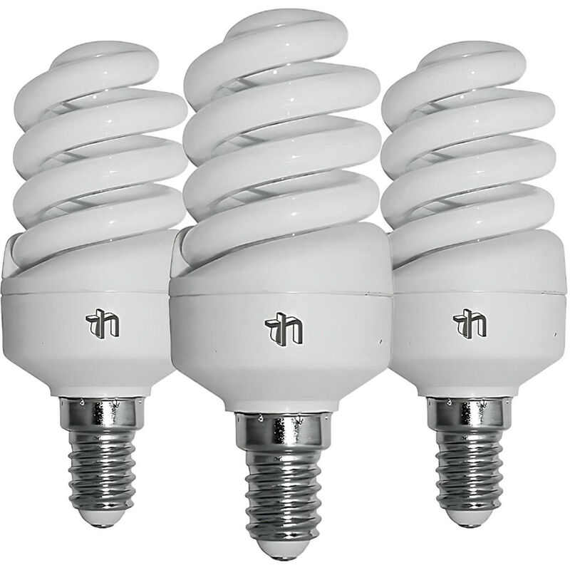 3 Ampoules Globes à Vis E14 - LED - 3,4W (équi 40W) = 470 Lm - Ø4