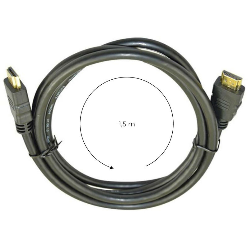 Câble MicroConnect HDMI 2.1 8K 120Hz 48Gb/s Noir 2m