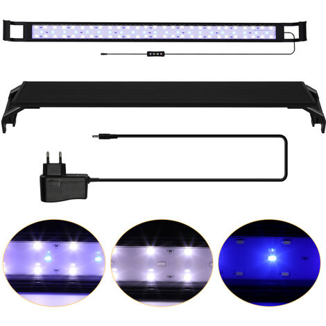 Tolletour Led Aquarium Lampe Lichtmodi Tank Leuchte Versenkbare Aquarien Beleuchtung Mit Timer