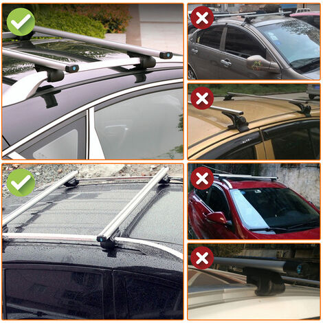 VEVOR Universal-Dachträger-Querstange für Fahrzeuge mit nacktem