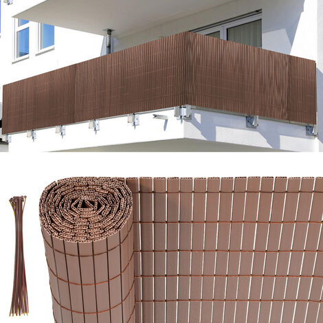 Balkon Sichtschutz Aus HDPE, 120x700 Cm, Wetterfest & UV-beständig – Für Mehr Privatsphäre Auf Balkon & Terrasse