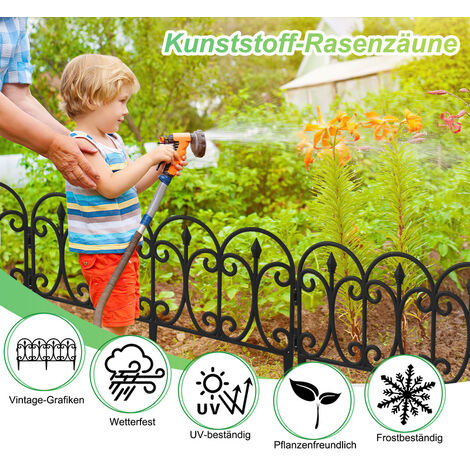 Gusseiserner Beetzaun Piemont – Viktorianische Beetumrandung Für Garten & Beete