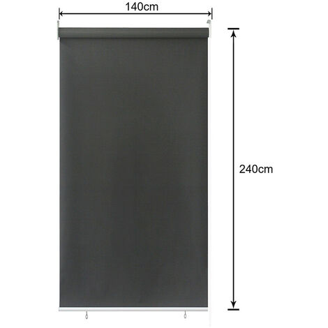 Tolletour Senkrechtmarkise X Cm Balkonmarkise Sonnenschutz Uv