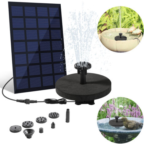 TolleTour Solarpumpe Solar Teichpumpe Gartenteich Pumpenset Solar