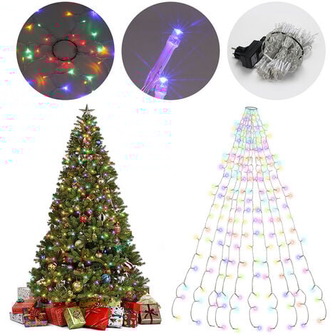 TolleTour LED Lichterkette Weihnachtsbaum 280 LEDs 2.8m Außen
