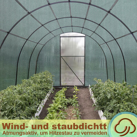 Unkrautvlies 1x10 Meter – UV-beständiges Gewebe Mit 20 Gartenstangen & Handschuhen