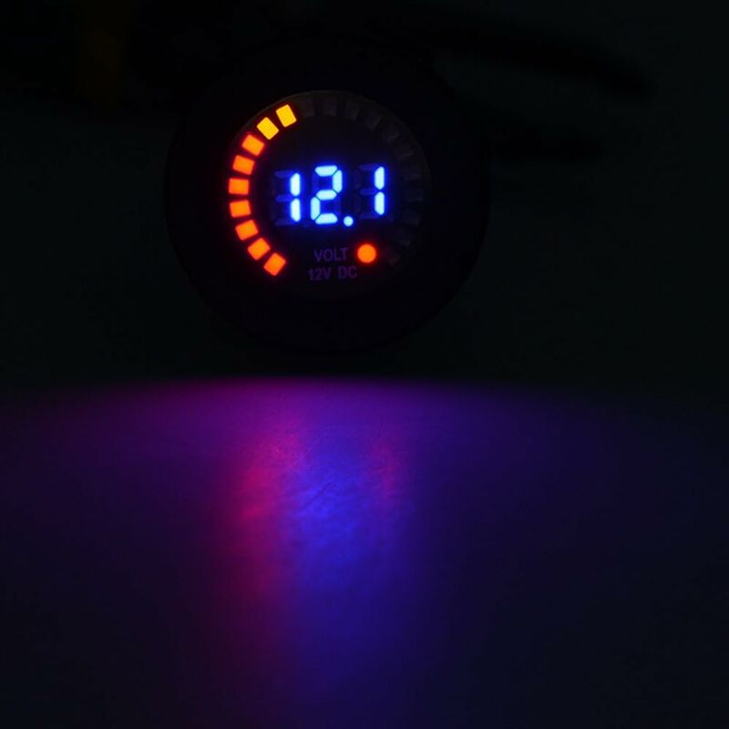 LED Spannungsanzeige Auto Digital Voltmeter Spannungsmesser 12V Neu