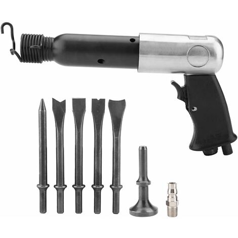Pneumatischer Drucklufthammer Hochleistungs-industrieller pneumatischer Hammerbagger mit Meißelwerkzeugsatz 250 mm MINKUROW (1/5)