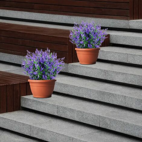 10 Bündel Lila Lavendel Künstlich Künstliche Blumen Wie Echt UV