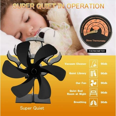 Kaminventilator Generatorblatt - 227°C Hitzebeständig Aus Graphit