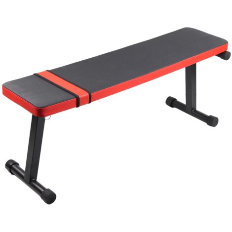 Wakects Hantel Flach Fitness Hocker, Hantel Training Gewichtheben Bank für Bankdrücken Sit-up, große Belastbarkeit bis 300kg (1/5)