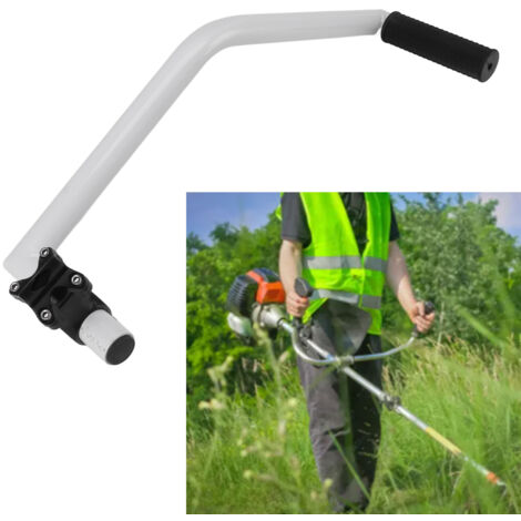 Luckxing Rasentrimmergriff Edelstahl - Ergonomischer Zusatzgriff Für Rasenmäher & Kantenschneider