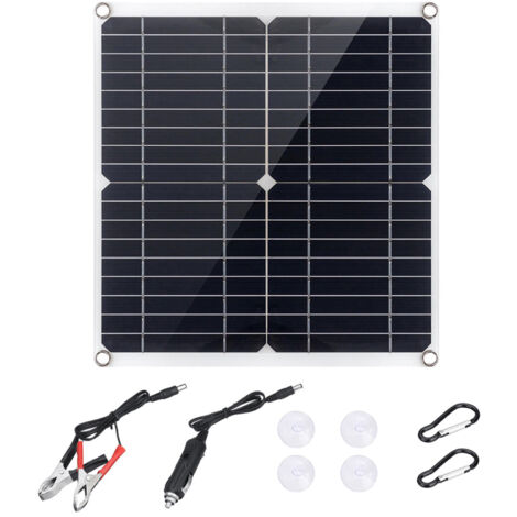 3W Solarpanel 6V - Monokristallin Für Unterwegs, Garten & Notfälle