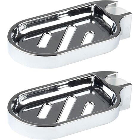 MINKUROW Duschseifenschale, 2 Stück Seifenschale 25 mm Robuster ABS-Kunststoff Seifenschale Badezimmer Seifenschale (1/5)