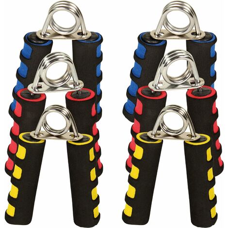 MINKUROW Handmuskeltrainer 2er Set Handtrainer I Leichter Mittelstarker Griffkrafttrainer I Ideal für unterwegs, Blau (1/4)