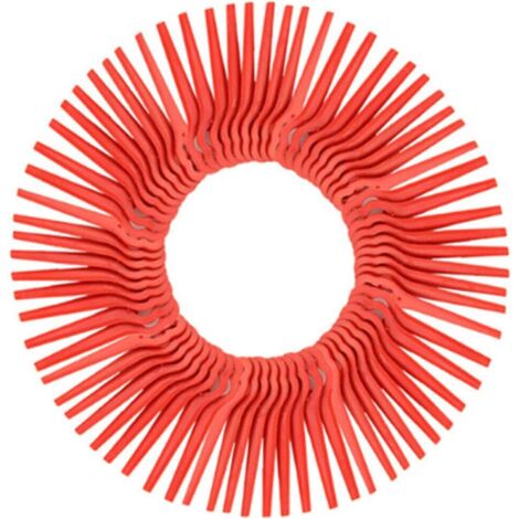 MINKUROW Packung mit 100 Ersatz-Kunststoffklingen für Florabest Lidl Kantenschneider, Länge 83 mm (rot) (1/5)
