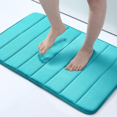 MINKUROW rutschfeste Fußmatte für den Innenbereich 40 x 60 cm, maschinenwaschbare Eingangsmatte, weiche, saugfähige und widerstandsfähige Eingangsmatte für den Innenbereich, extrem langlebig, rutschfe (1/5)