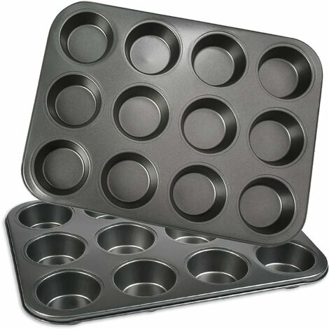 Die Cupcake-Formen eignen sich für die Herstellung von Cupcakes, Muffins, Pralinen usw. - 2 Stück (1/5)