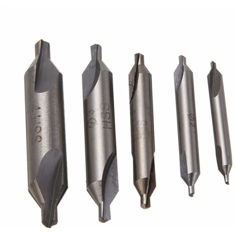 Zentrierbohrer, doppelseitig, 1,5/2,0/2,5/3,0/4,0 mm, 5 Stück (1/5)