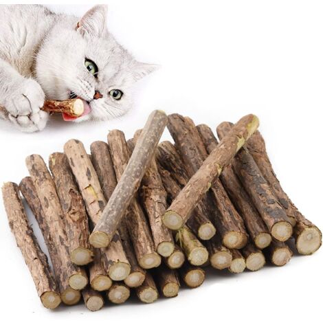 MINKUROW 30 Matatabi Natural Catnip Sticks für Zahnbehandlungen