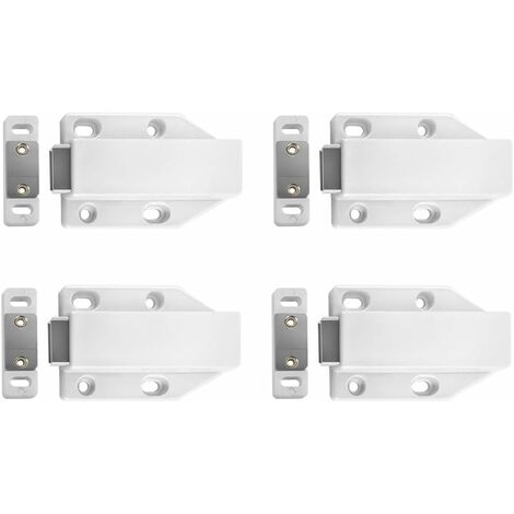 MINKUROW Magnetischer Türschnäpper, Magnetschnäpper, Schranktürdämpfer, für Schranktür, Schublade, 4 Stück (1/5)