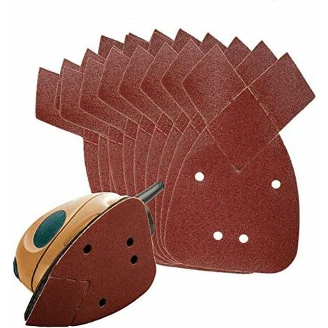 MINKUROW Packung mit 100 Schleifpads für Black & Decker Sander – Körnung 60 – 170 x 140 x 95 mm (1/5)