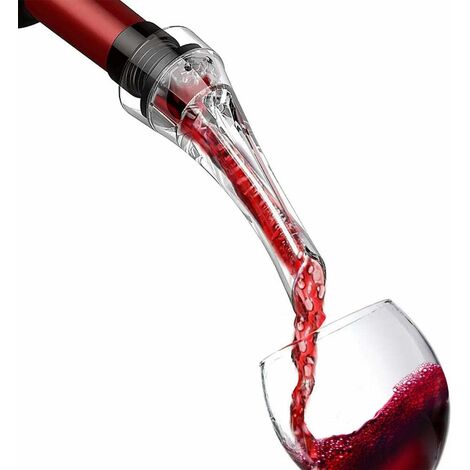 MINKUROW Dekanter Weinbelüfter Tropffreier Ausgießer - Zur Flaschenbelüftung beim Einschenken von Wein Dekanter für Rot-Weiß-Roséwein, Bar-Sets Partygeschenk Frau Mann (1/3)