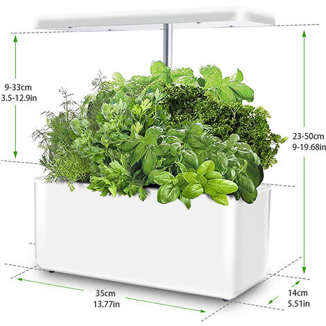 MINKUROW HydrokulturKräutergarten, IndoorKräutergartenKit mit Grow
