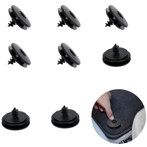 MINKUROW Auto-Fußmatten-Clips, Ispchen 8 Stück Auto-Fußmatten-Clip Universal-Auto-Fußmatten-Clip Rutschfester Teppichhalter Auto-Fußmatten-Clip (8 Stück) (1/4)