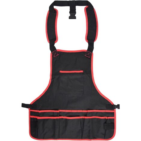 MINKUROW 600d Oxford Tiisu-Schürze, multifunktionaler, wasserdichter, verstellbarer Riemen für Gärtner, Gartengeräte, Schürze, Pflanzzubehör (1/2)