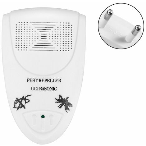 MINKUROW Insektenschutzmittel Nagetier-Schädlingsbekämpfung Elektronischer Ultraschall-Schädlingsvertreiber gegen Ratten, Mücken, Kakerlaken und Ameisen, 2 Stück (1/5)