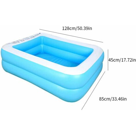 MINKUROW Aufblasbarer Pool für Kinder, Aufblasbares dickes PVC