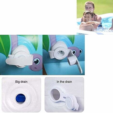 MINKUROW Aufblasbarer Pool für Kinder, Aufblasbares dickes PVC