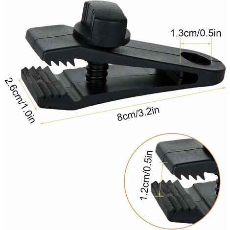 Zelt Clip Sofort 4 Stck Zeltplanen Clips - Wiederverwendbare Markisen  Windseil Klemmen Mit Griff