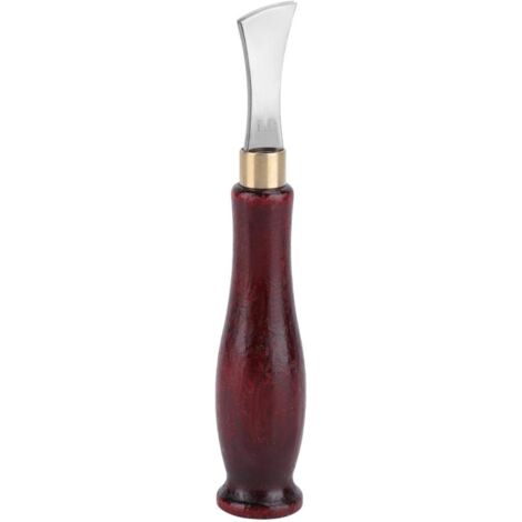 MINKUROW Lederkante Creaser Leder Arbeitskante Creaser Verstellbarer Creaser Leder Bogenkante Flache Rille Knochenfeile Werkzeug Knochenfeile Set(1mm) (1/4)