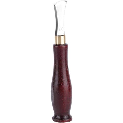 MINKUROW Lederkante Creaser Leder Arbeitskante Creaser Verstellbarer Creaser Leder Bogenkante Flache Rille Knochenfeile Werkzeug Knochenfeile Set(2mm) (1/5)