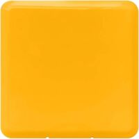 MINKUROW Wasserdichte Staubmasken-Aufbewahrungsbox Einweg-Gesichtsabdeckungs-Organizer-Box (Gelb)