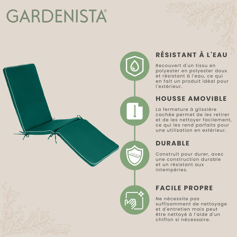 Gardenista Extérieur Remplacement Président Coussins de siège