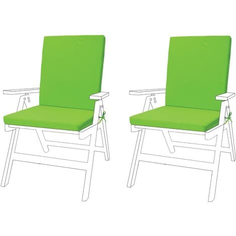 Blumfeldt - Coussin - Blumfeldt Sylt - Pour chaise de jardin à dossier haut  avec appuie-tête - Polyester - 50x120x9cm - Lot de 2 - Rouge/Noir - Coussins,  galettes de jardin - Rue du Commerce
