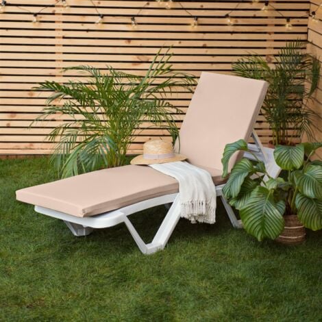 Coussin de remplacement pour Chaise, Fauteuil Jardin 60 x 60 cm – Beige